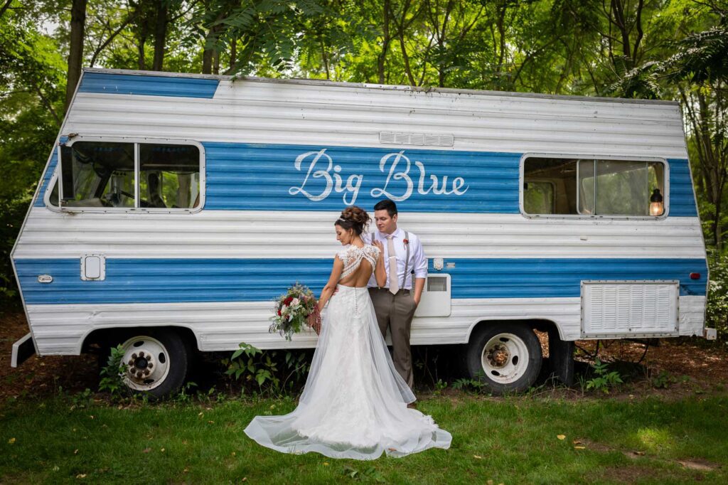 Blue Dress Barn Wedding