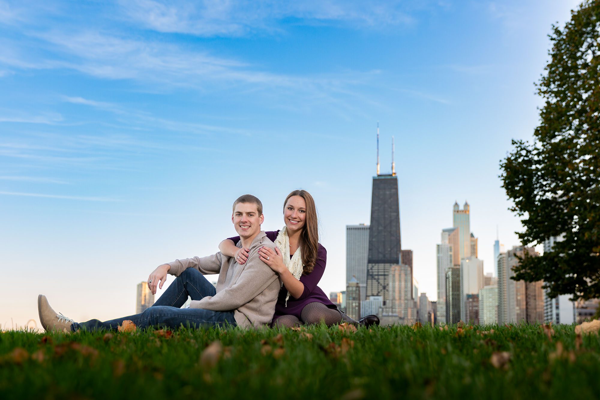 North Avenue Beach Chicago Engagement