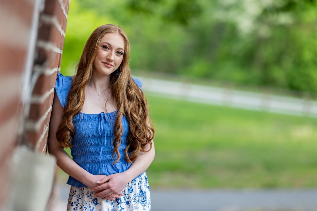 Lake Central Senior Portraits Deep River County Park Indiana