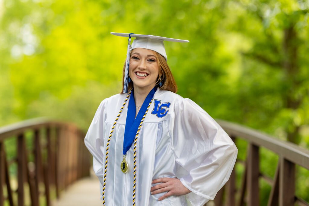 Lake Central Senior Portraits Deep River County Park Indiana